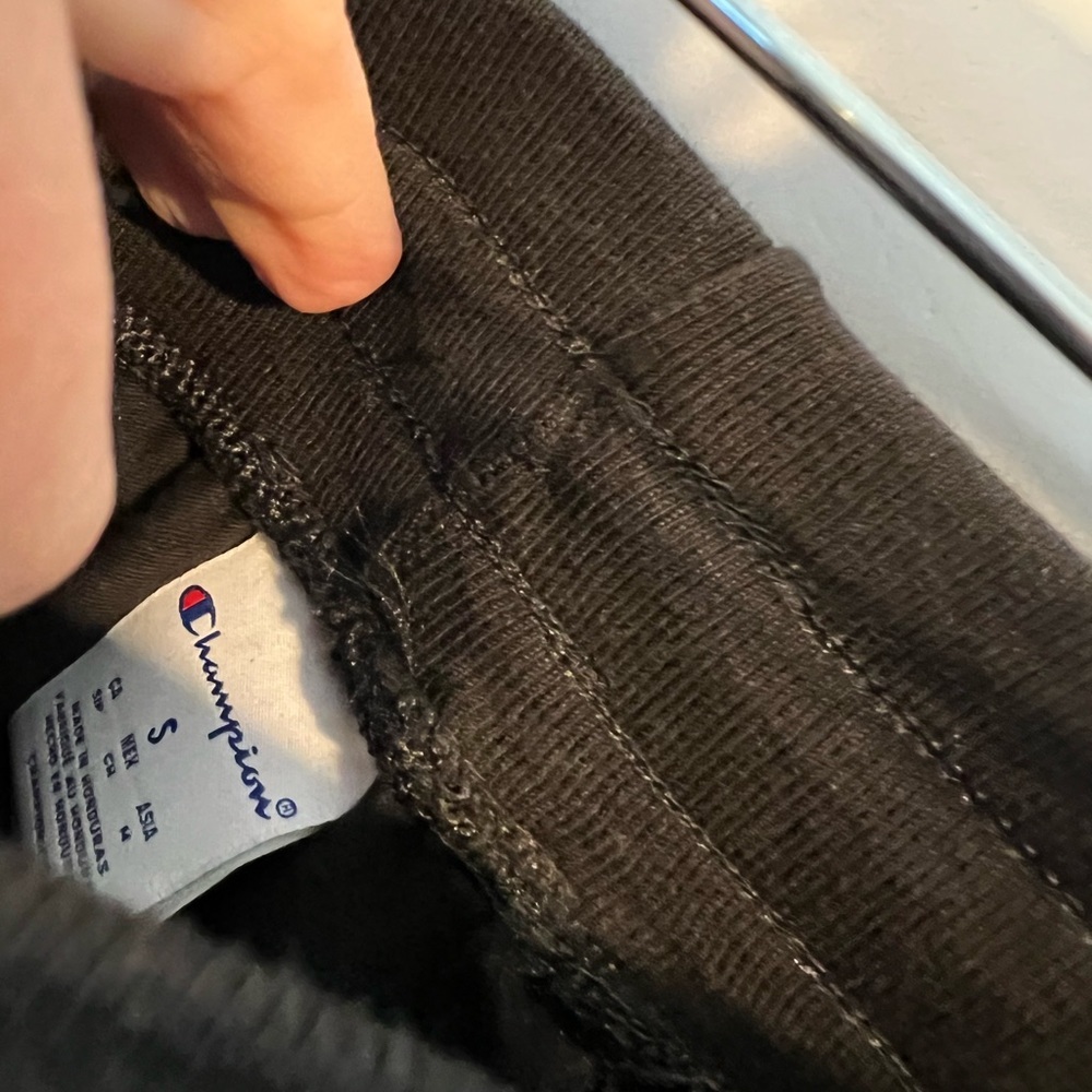 Champion Black Jogger Sweatpants Size S - Picture 3 of 5